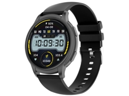 Relógio inteligente feminino Bestvite com monitor de frequência cardíaca, pedômetro, chamadas Bluetooth e rastreador de saúde feminina.