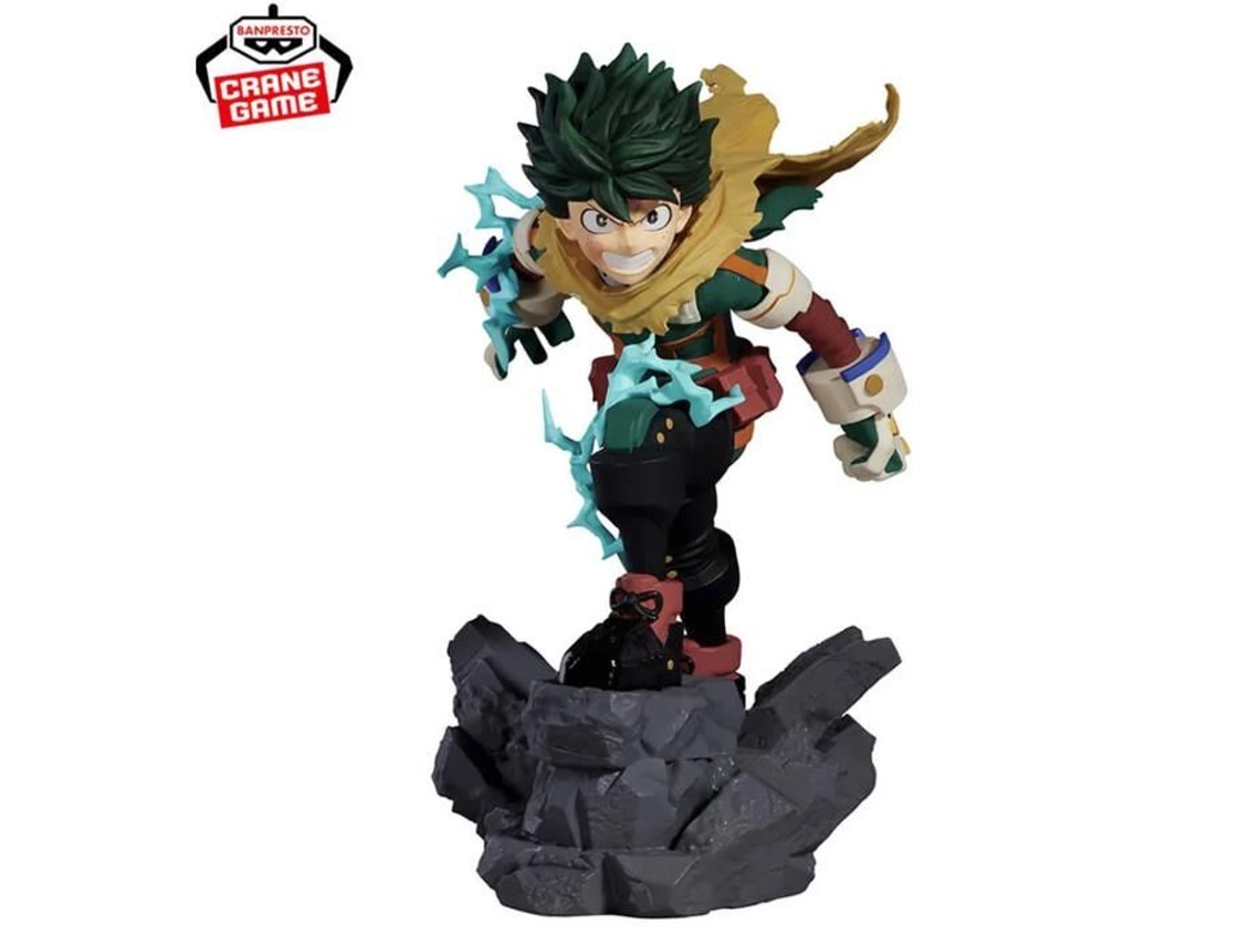 Figura de ação colecionável Banpresto Izuku Midoriya de 13 cm em PVC multicolorido
