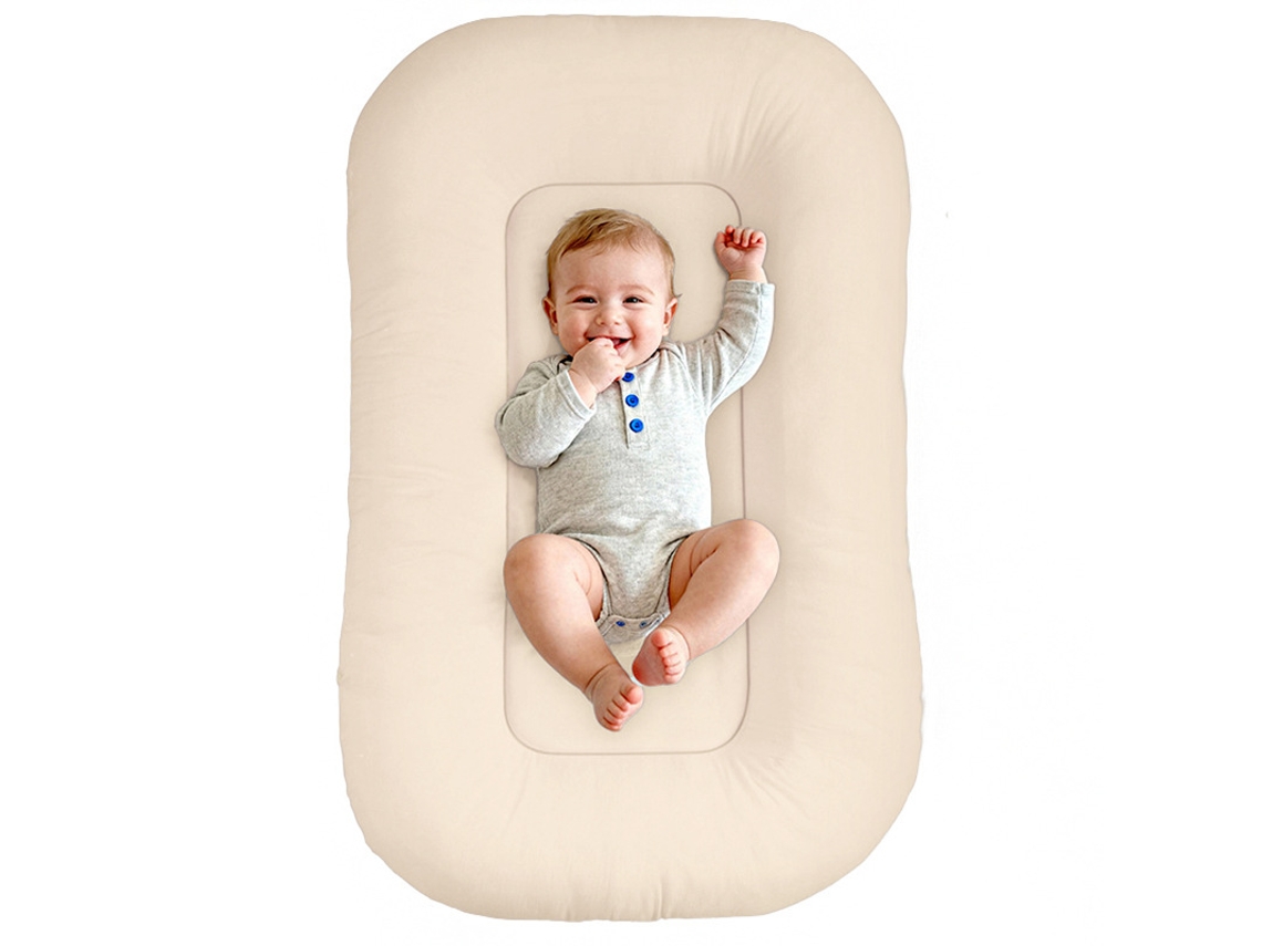 Ninho de Bebé CHRUI 0 24 Meses Algodão Respirável Portátil 90x50cm (azul)