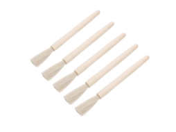 Escova De Equilíbrio Para Laboratório, Bege, Em Madeira E Lã, Conjunto De 5 Peças Para Limpeza Completa E Sem Rebarbas