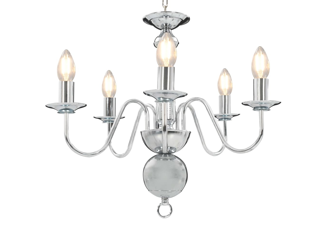 Lustre VIDAXL Silver Metal (50 x 45)