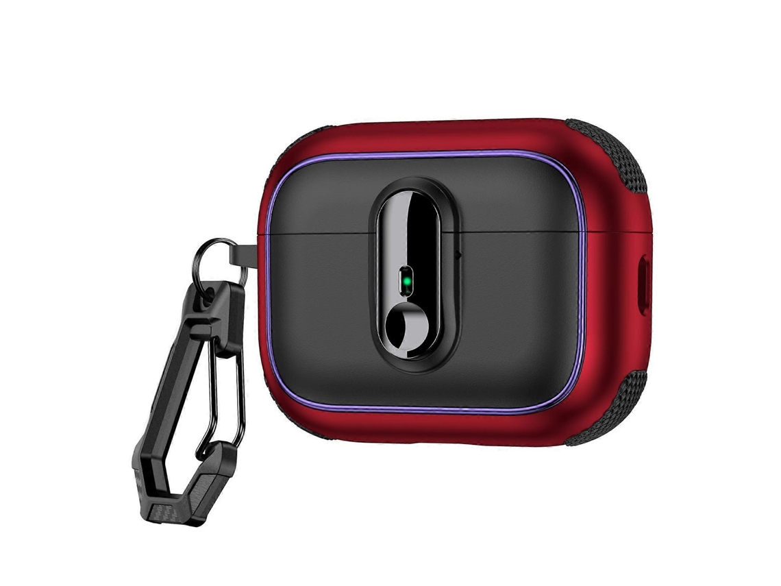 Estojo Magnético Armor Para Fones De Ouvido Sem Fio Airpods Pro 2 Com Trava De Segurança