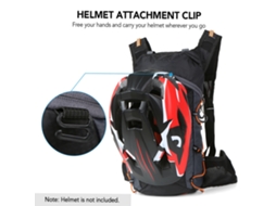 Mochila De Ciclismo Dobrável Leve Para Esportes Ao Ar Livre E Ciclismo Com Saco De Hidratação De 2l
