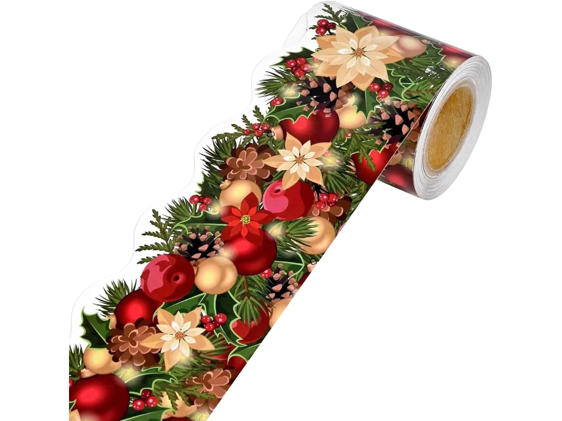 Bordas Decorativas Para Festas, Bordas Natalinas Para Murais | Artesanato Feito À Mão