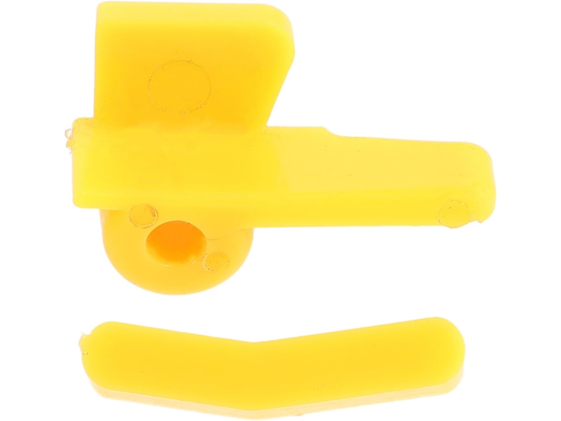 Protetor de cabeça para máquina trocadora de pneus (2 peças), revestimento amarelo antirrisco.