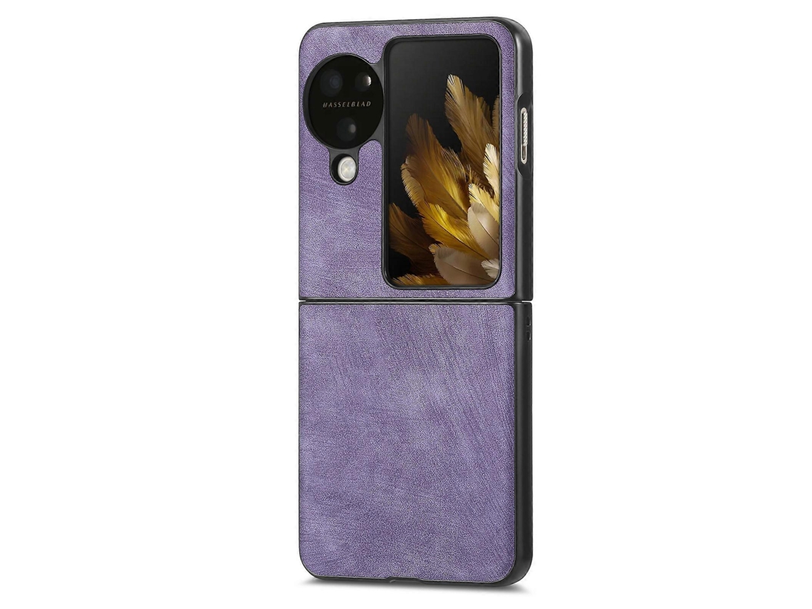 Capa De Couro Vintage Para Celular Oppo Find N3 À Prova De Arranhões