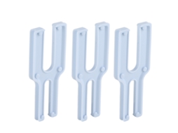Conjunto de 3 Peças para Fazer Pompons de Plástico Artesanais, Ideais para Cachecóis e Gorros de Tricô. AQUAFORGE