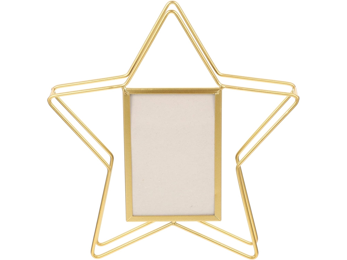 Porta Retratos Giratório Fácil Posicionar Metal Dourado Decoração Moderna Elegante Design Sofisticado Estar GOKOCO