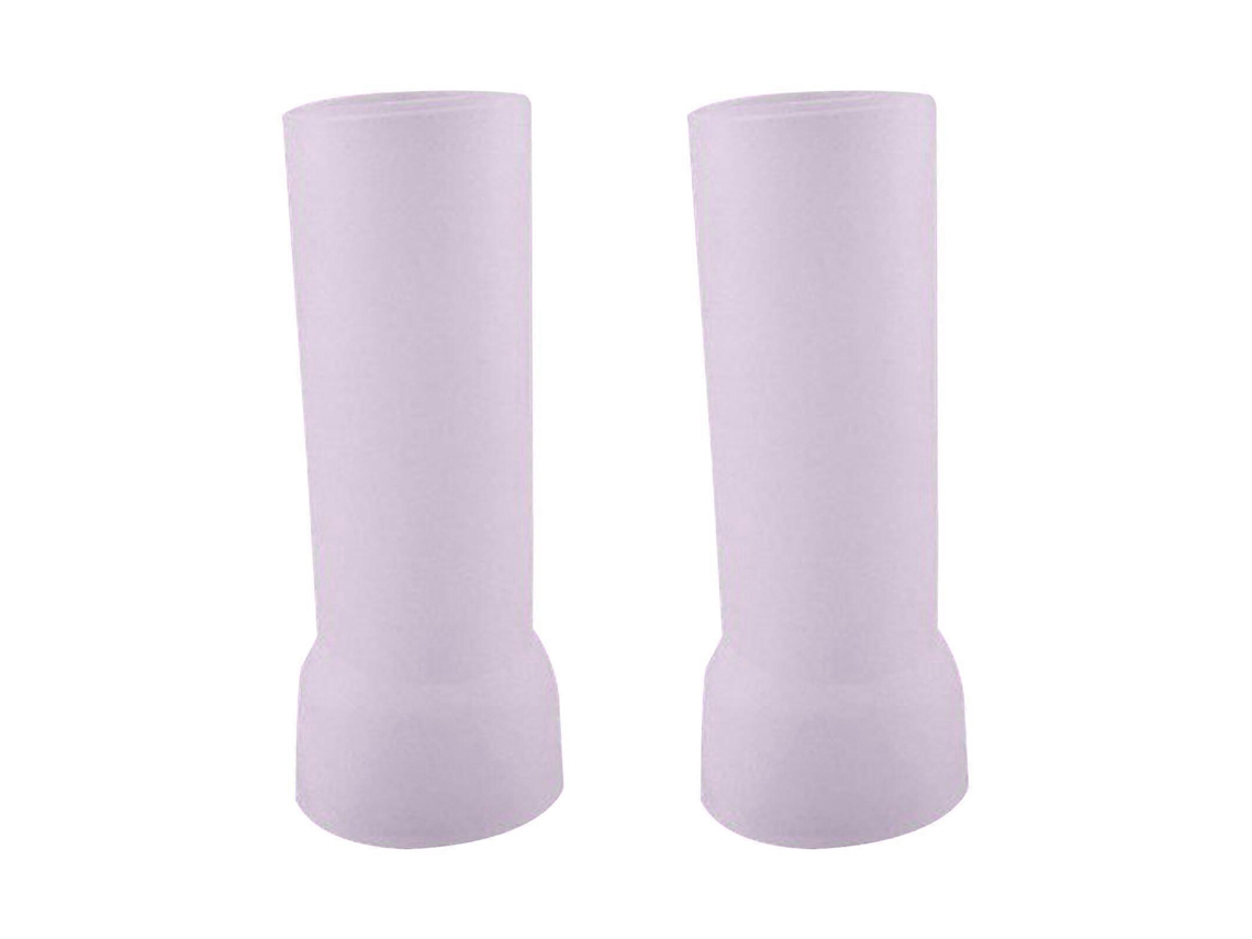 2pcs Adulto Manga De Silicone Para Bomba De Vácuo Com Anel De Colocação De Tampa Inteligente Nostalgia88