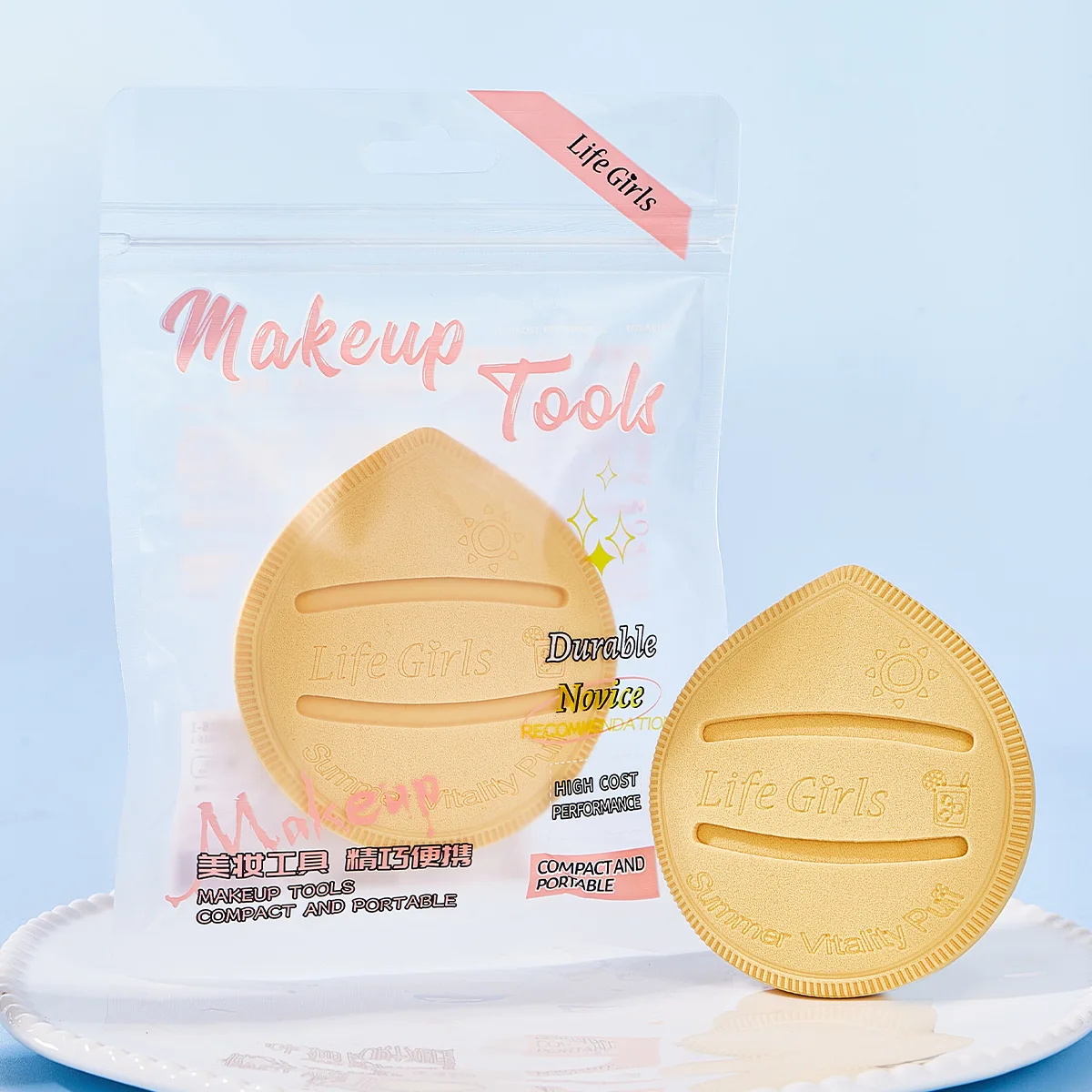 Base Cushion Em Tons De Macaron, Macia, Espessa E Com Alta Cobertura.