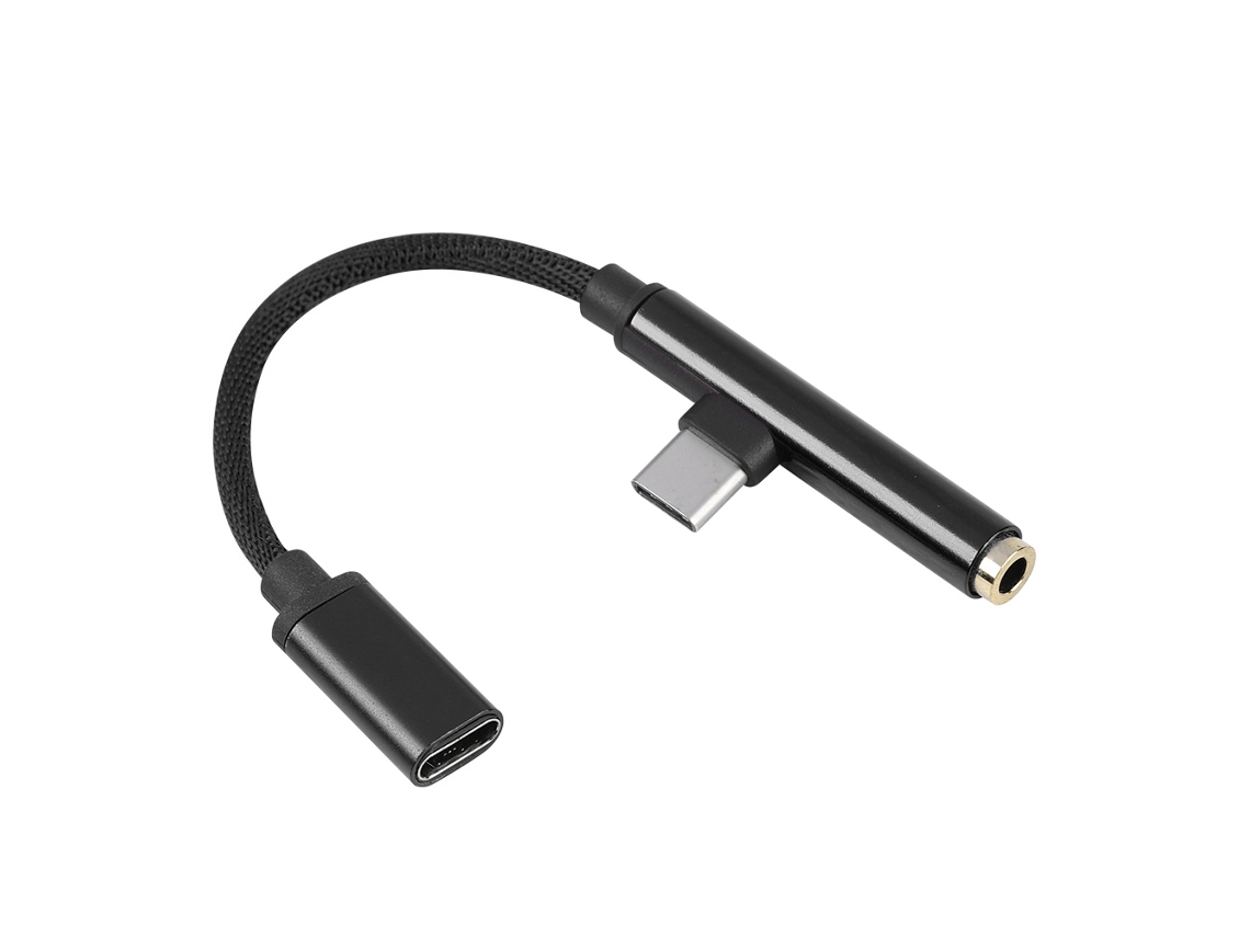 Conversor LAXISCREED Type c para 3.5mm Carga Áudio 2 em 1