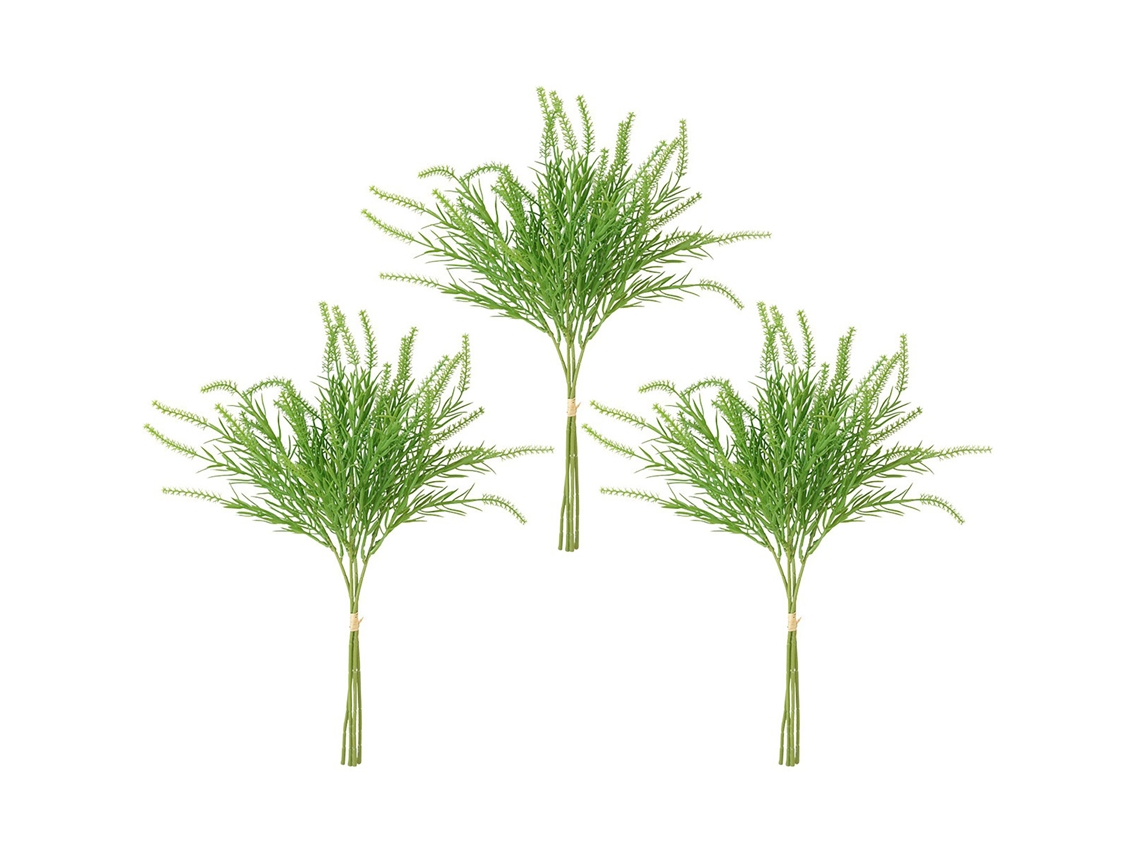 Arranjo De 3 Jeitos Artificiais Com Hera, Grama De Cauda De Cão E Hortênsia - Laxiscreed
