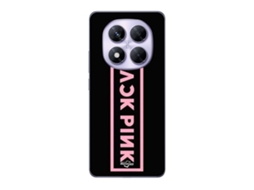 Capa Blackpink Bilhetes Vip Logótipo para Xiaomi Redmi Note 14 Pro 5G MANIACASE Preto