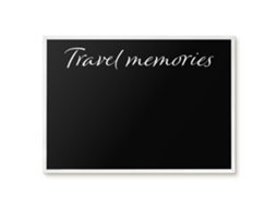 Magnetic Glass Board Travel Memories For The Hall Espelharte (70x50 Cm)