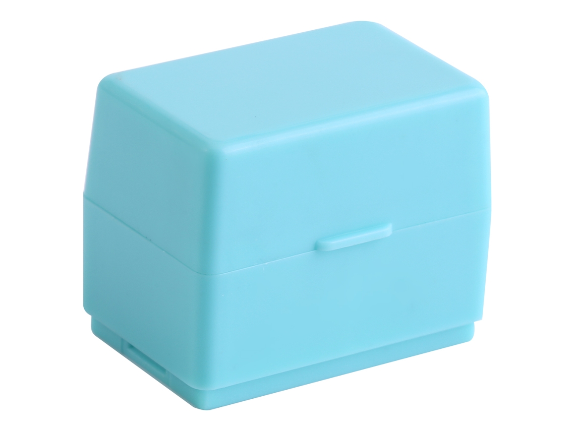 2pcs Garbled Code Stamp, Self-inking, Identity Information Protection, Blue, Eoocoo