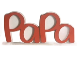 Porta Retratos Para O Dia Dos Pais Em Formato De Letra Com A Palavra Papai, Ideal Para Exibir Foto Gokoco