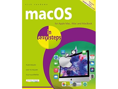 Livro macOS in easy steps de Nick Vandome (Inglês)