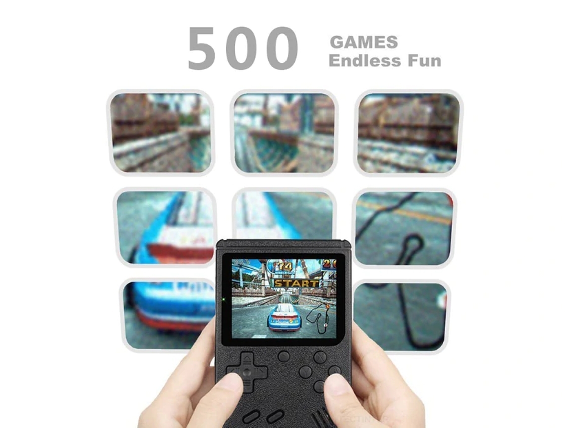 Consola De Jogos Portátil Retrô 500 Jogos-verde*