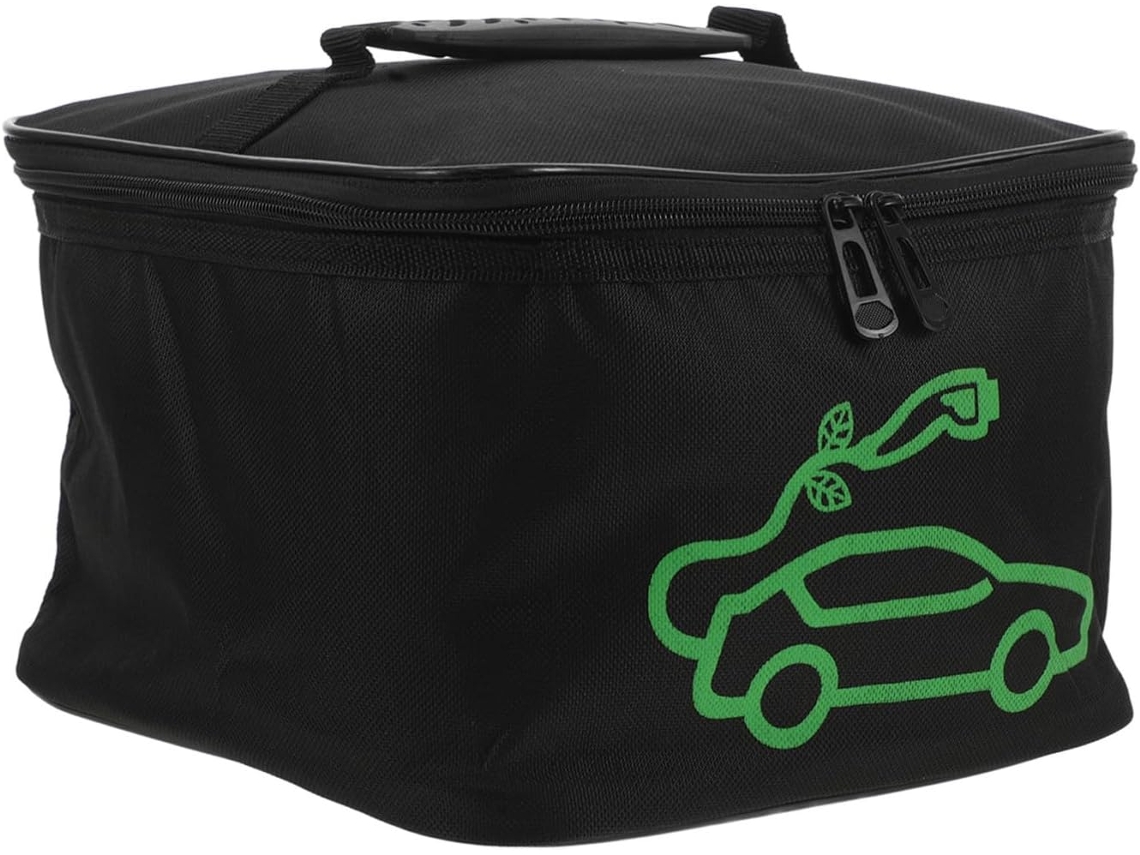 Bolsa versátil com compartimentos para linhas de carga de veículos elétricos, em tecido Oxford com design simples e