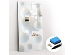 Quadro Magnético De Parede Abstração De Bolas Para O Quarto Das Crianças Espelharte (60x120 Cm)