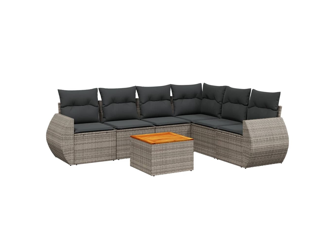 Garden Sofa Set, Garden Sofa Sets Vidaxl Cinzeto Rattan / Vime (n/a)