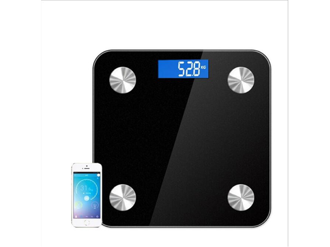 Yuemuda Smart Electronic Scale (high-precision Weighing + Smart Data Sync) Black Eoocoo
