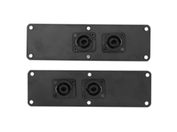 Placa de 2 Conectores Cannon LAXISCREED