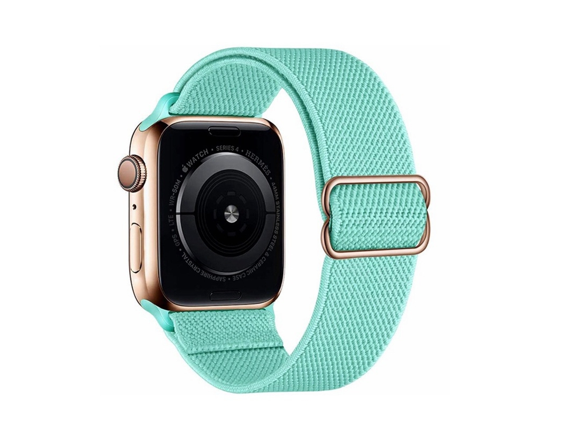 Bracelete Desportiva Elástica Para Apple Watch Series 11/10/9/8/7/6/5/4 Se 3/2/1(42mm,44mm,45mm,45mm) Verde Claro Panoona