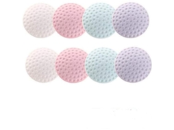 Parafusos De Porta, Pacote De 8 Protetores Macios Para Paredes E Móveis Ixf - Rosa/azul/roxo/branco