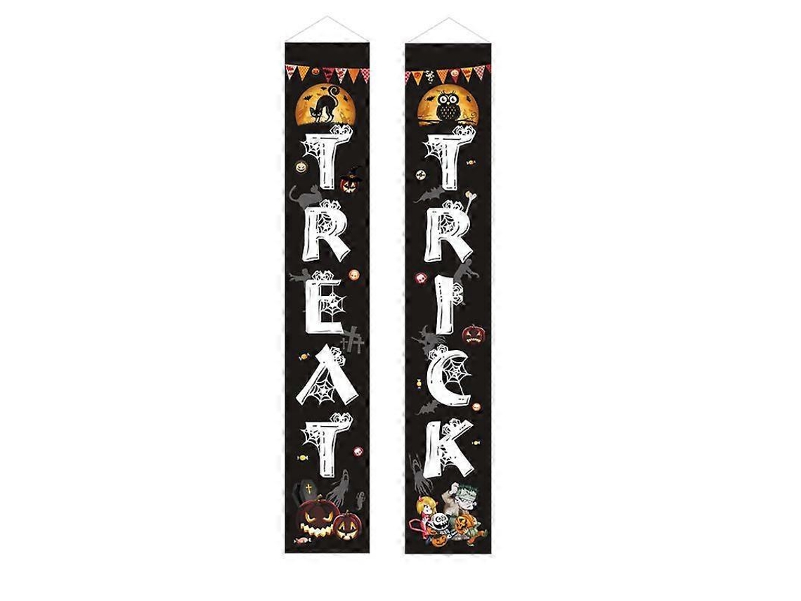 Decorações de Halloween com banners