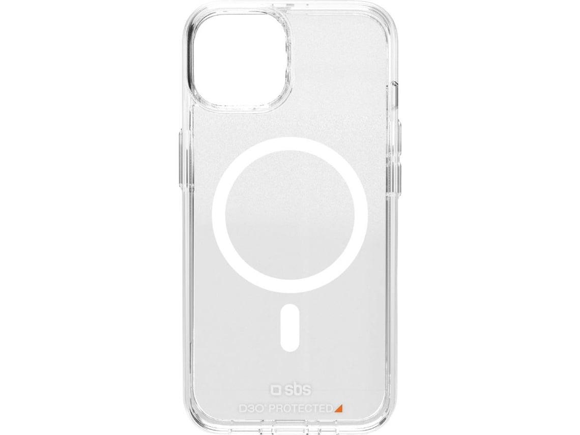 Capa SBS iPhone 13/14 com Tecnologia D30 (Outlet Caixa Aberta - MagSafe - Transparente)