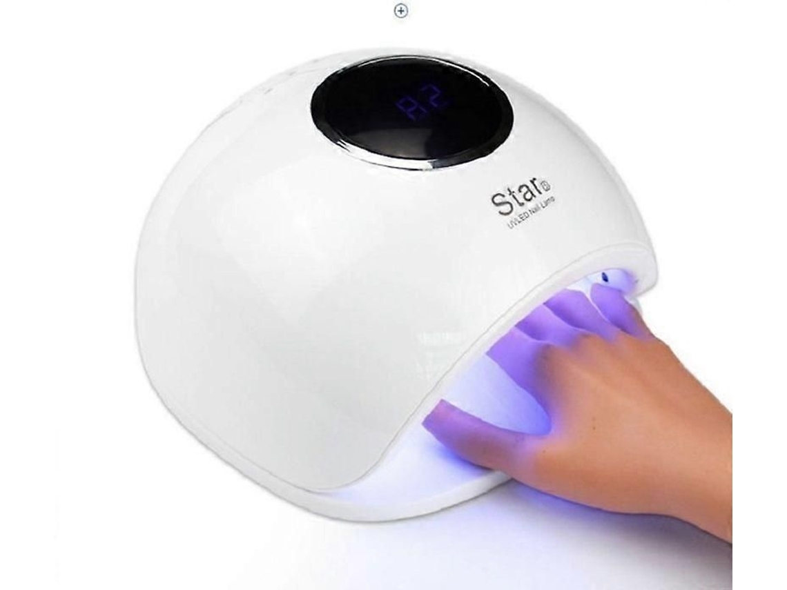 Uv Led Nail Lamp 72w Professional Nail Dryer With Lcd Display And Automatic Sensor 4 Timer Settings