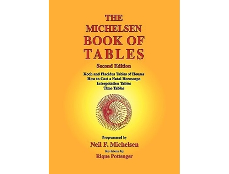 Livro The Michelsen Book of Tables de Neil F Michelsen (Inglês)