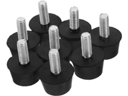 Conjunto De 12 Pés Niveladores Ajustáveis Para Móveis Com Parafusos, Almofadas De Borracha Antiderrapantes Para