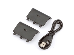 2 Pacotes De Baterias Recarregáveis De 2400mah Com Cabo Usb Para Controle De Mão Xbox One