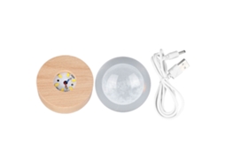 Bola de Cristal 3d com LED 6cm MARCA