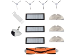 Escova lateral trapos filtro hepa acessórios de escova de rolamento adequados para robô de varredura xiaomi 1c