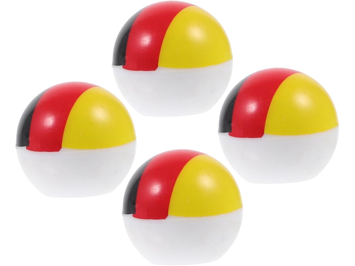 Conjunto De 4 Tampas De Válvula De Pneu Com A Bandeira Da Alemanha Para Carro E Bicicleta, À Prova D'água.