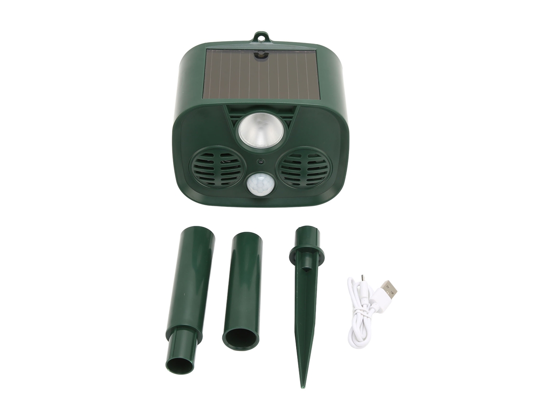 Repulsor Ultrassônico Solar Para Cães E Gatos