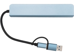 Hub Usb-c 8 Em 1 Com Várias Portas Usb 3.0 E 2.0, Leitor De Cartão