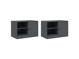 Tv Cabinet Set, Tv Cabinet Sets Vidaxl Antracite Aço (n/a)