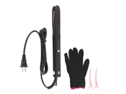 2026 plancha de Cabelo 2 em 1 para Alisar e Rizar com Luva e Grampos, Ajuste de Temperatura, Plug Us 100 240v