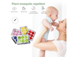 50 pacotes diy remendos repelentes de mosquitos adesivos repelentes de mosquitos remendos expressões dos desenhos animados repelente de mosquitos