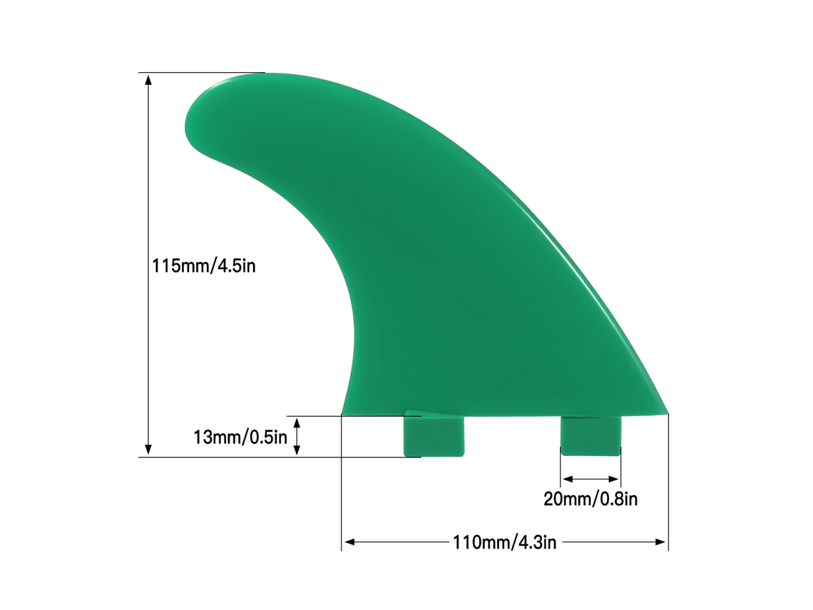 Mali 3pcs Aletas de Prancha de Surf 4.5 Polegadas G5 Aletas Sup Thruster para Fcs Pranchas de Surf Acessórios