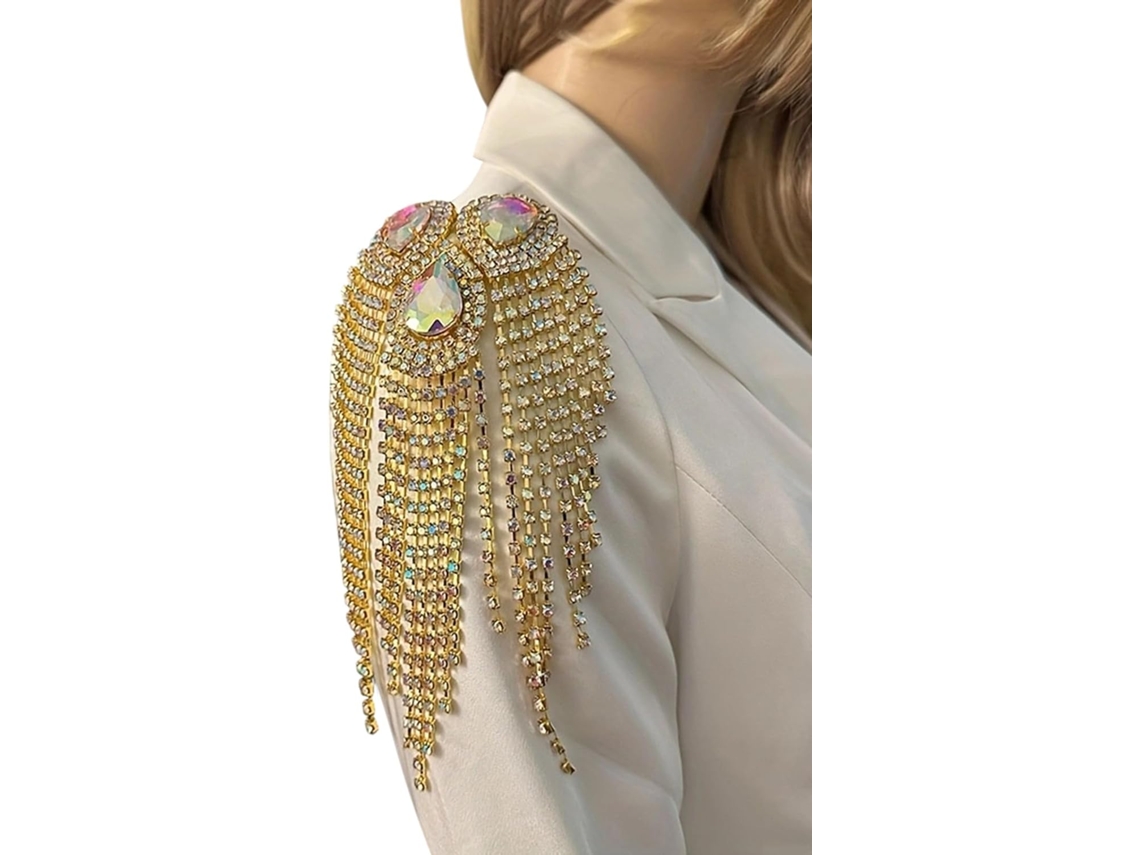 Dragonas Retrô Com Franjas E Strass Para Uniforme.