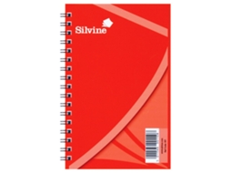 Caderno Espiral Silvine Twin Wire Tamanho Único Vermelho Brilvibera (pacote Com 36)