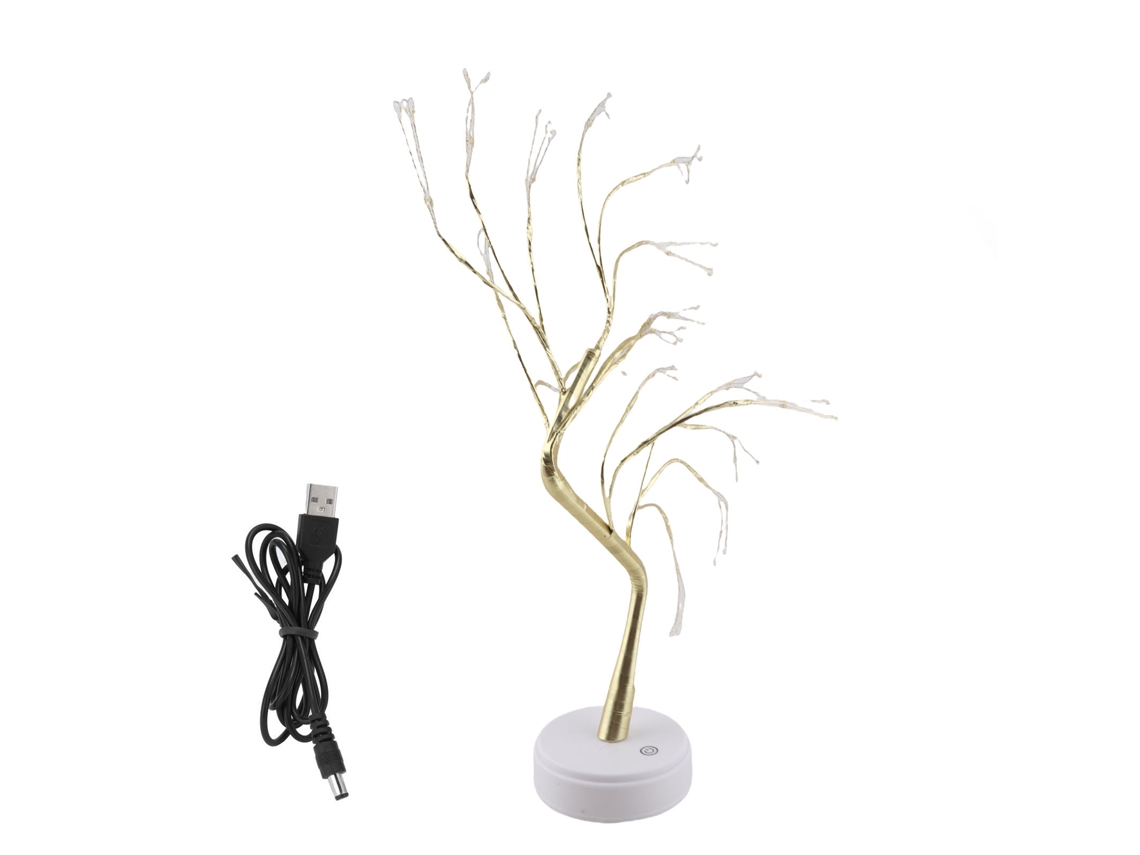 Lâmpada de Árvore Led 108 Luzes Fio de Cobre Diy Usb Bateria S/MARCA