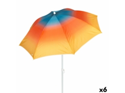 Chapéu De Praia Aktive Multicolorido 180 X 195 X 180 Cm (6 Unidades)