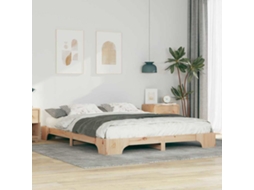 Vidaxl Estrutura Da Cama Castanho 160 X 220 Cm
