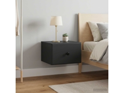 Vidaxl Gabinete De Canto Montado Na Parede 2 Unid. Preto